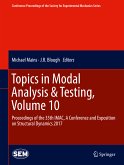 Topics in Modal Analysis & Testing, Volume 10 (eBook, PDF)