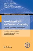 Knowledge Graph and Semantic Computing. Language, Knowledge, and Intelligence (eBook, PDF)