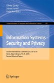 Information Systems Security and Privacy (eBook, PDF)