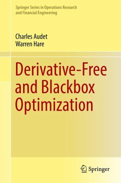 Derivative-Free and Blackbox Optimization (eBook, PDF) - Audet, Charles; Hare, Warren