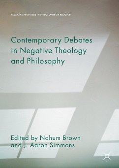 Contemporary Debates in Negative Theology and Philosophy (eBook, PDF)
