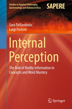 Internal Perception (eBook, PDF) - Dellantonio, Sara; Pastore, Luigi