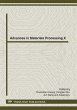 Advances in Materials Processing X... - Bild 1
