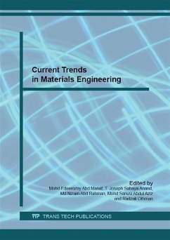 Current Trends in Materials Engineering (eBook, PDF)
