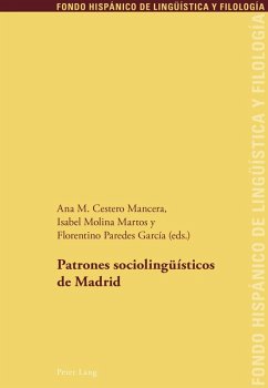 Patrones sociolingueisticos de Madrid (eBook, PDF)