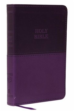 Kjv, Value Thinline Bible, Compact, Leathersoft, Purple, Red Letter Edition, Comfort Print - Thomas Nelson