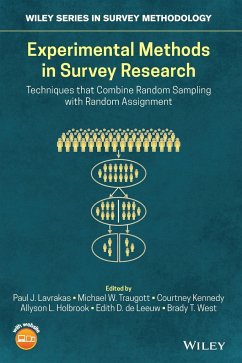 Experimental Methods in Survey Research