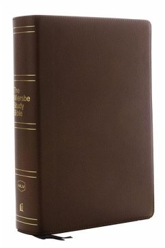 Nkjv, Wiersbe Study Bible, Genuine Leather, Brown, Indexed, Comfort Print - Thomas Nelson