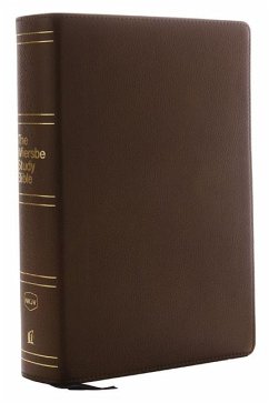 Nkjv, Wiersbe Study Bible, Genuine Leather, Brown, Comfort Print - Thomas Nelson