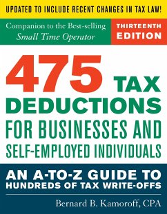 475 Tax Deductions for Businesses and Self-Employed Individuals: An A-To-Z Guide to Hundreds of Tax Write-Offs - Kamoroff, Bernard