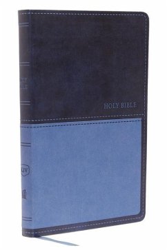 Kjv, Value Thinline Bible, Leathersoft, Blue, Red Letter Edition, Comfort Print - Thomas Nelson