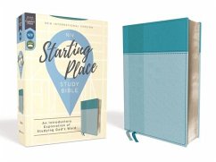 Niv, Starting Place Study Bible, Leathersoft, Blue, Comfort Print - Zondervan