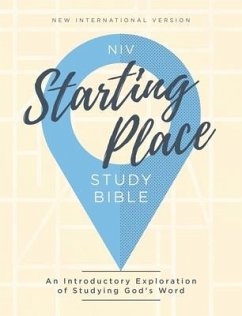 Niv, Starting Place Study Bible, Hardcover, Comfort Print - Zondervan