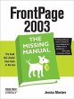 FrontPage 2003: The Missing Manual... - Bild 1