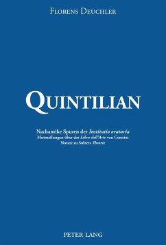 Quintilian (eBook, ePUB) - Florens Deuchler, Deuchler