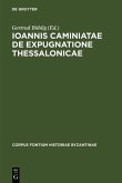 Ioannis Caminiatae de expugnatione Thessalonicae (eBook, PDF)