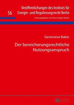 Der bereicherungsrechtliche Nutzungsanspruch (eBook, ePUB) - Genevieve Baker, Baker