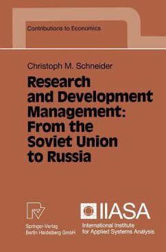 Research and Development Management: From the Soviet Union to Russia (eBook, PDF) - Schneider, Christoph M.