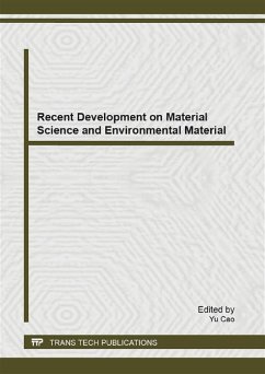 Cover Recent Development on Material Science and Environmental Material (eBook, PDF)