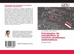 Estrategias de estudiantes al resolver problemas matemáticos