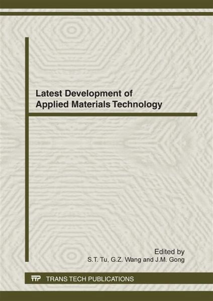 Latest Development of Applied Materials Technology (eBook, PDF) Latest Development of Applied Materials Technology (eBook, PDF)
