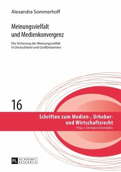 Meinungsvielfalt und Medienkonvergenz (eBook, PDF) - Sommerhoff, Alexandra