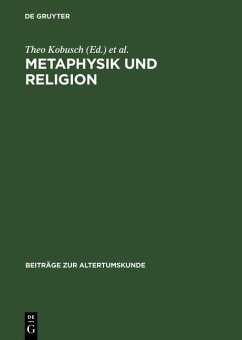 Metaphysik und Religion (eBook, PDF)