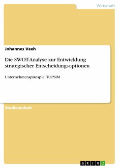 Die SWOT-Analyse zur Entwicklung strategischer Entscheidungsoptionen (eBook, PDF)