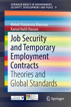 Job Security and Temporary Employment Contracts (eBook, PDF) - Shabannia Mansour, Mehdi; Hassan, Kamal Halili