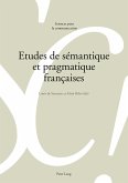 Etudes de semantique et pragmatique francaises (eBook, PDF)