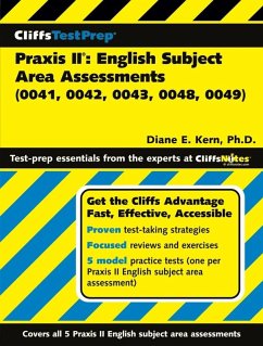 CliffsTestPrep Praxis II: English Subject Area Assessments (0041, 0042, 0043, 0048, 0049) (eBook, ePUB) - Kern, Diane E