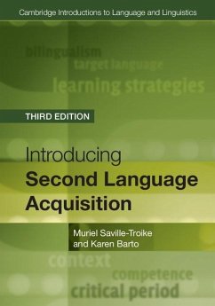 Introducing Second Language Acquisition (eBook, ePUB) - Saville-Troike, Muriel