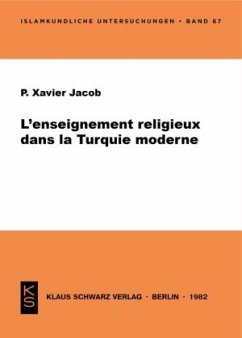 L' enseignement religieux dans la Turquie moderne - Jacob, Xavier