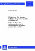 Existiert der Wahlzyklus in Zeiten der groen Koalition unter Merkel? (eBook, PDF)