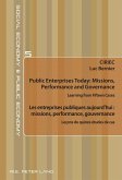 Public Enterprises Today: Missions, Performance and Governance - Les entreprises publiques aujourd'hui : missions, performance, gouvernance (eBook, PDF)