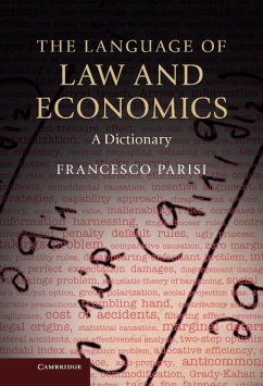 Language of Law and Economics (eBook, ePUB) - Parisi, Francesco