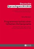 Programmwortschatz einer hoefischen Dichtersprache (eBook, PDF)