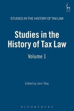 Cover Studies in the History of Tax Law, Volume 1 (eBook, PDF)