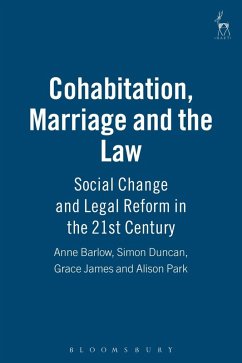 Cohabitation, Marriage and the Law (eBook, PDF) - Barlow, Anne; Duncan, Simon; James, Grace; Park, Alison