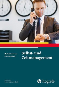 Selbst- und Zeitmanagement (eBook, PDF) - Kleinmann, Martin; König, Cornelius J.