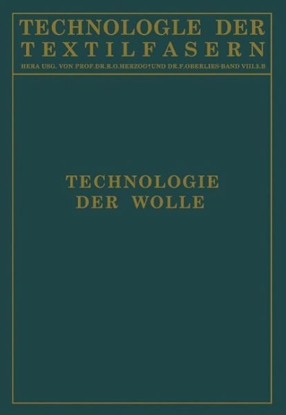 Technologie der Wolle (eBook, PDF)