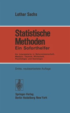 Statistische Methoden (eBook, PDF) - Sachs, Lothar