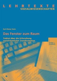 Das Fenster zum Raum (eBook, PDF) Cover Das Fenster zum Raum (eBook, PDF)