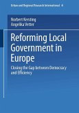 Reforming Local Government in Europe (eBook, PDF)