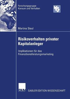 Risikoverhalten privater Kapitalanleger (eBook, PDF) - Steul, Martina