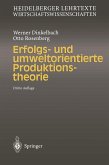 Erfolgs- und umweltorientierte Produktionstheorie (eBook, PDF)