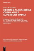 Heronis definitiones cum variis collectionibus. Heronis quae feruntur geometrica (eBook, PDF)
