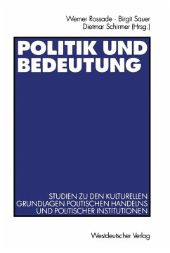 Cover Politik und Bedeutung (eBook, PDF)