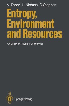 Entropy, Environment and Resources (eBook, PDF) - Faber, Malte; Niemes, Horst; Stephan, Gunter
