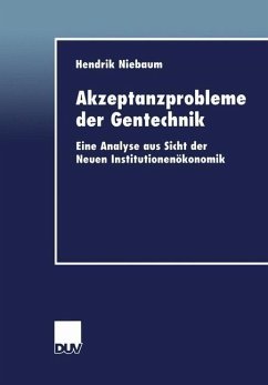 Akzeptanzprobleme der Gentechnik (eBook, PDF) - Niebaum, Hendrik